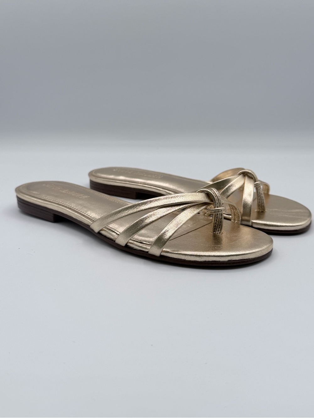Steve Madden “Calissi” champagne sandals